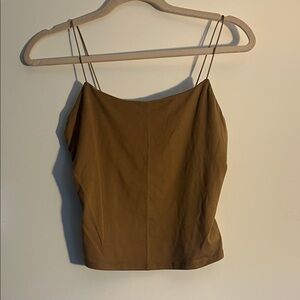 Gaze Tan Double Strap Camisole